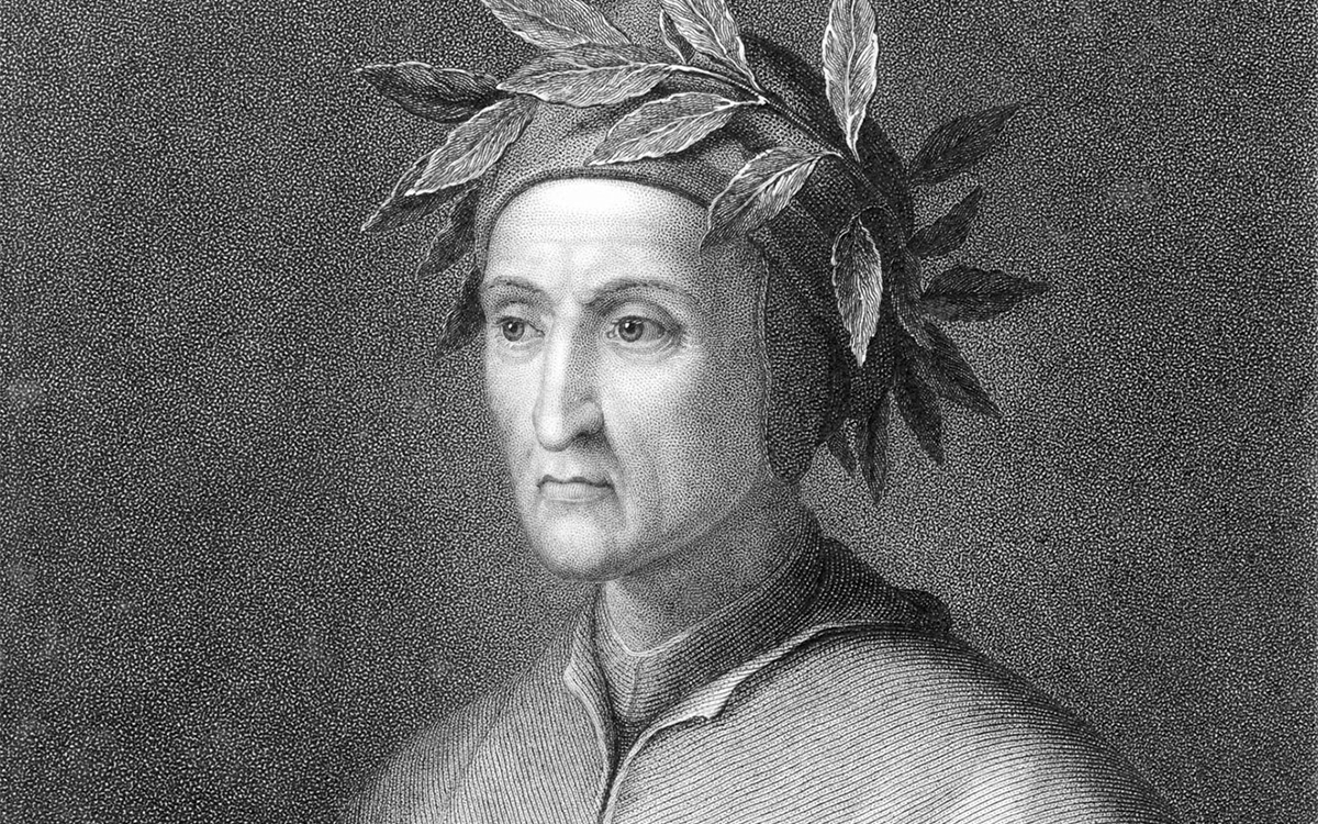 An illustration of Dante Alighieri (photograph via Sreerama.S/Wikimedia Commons)